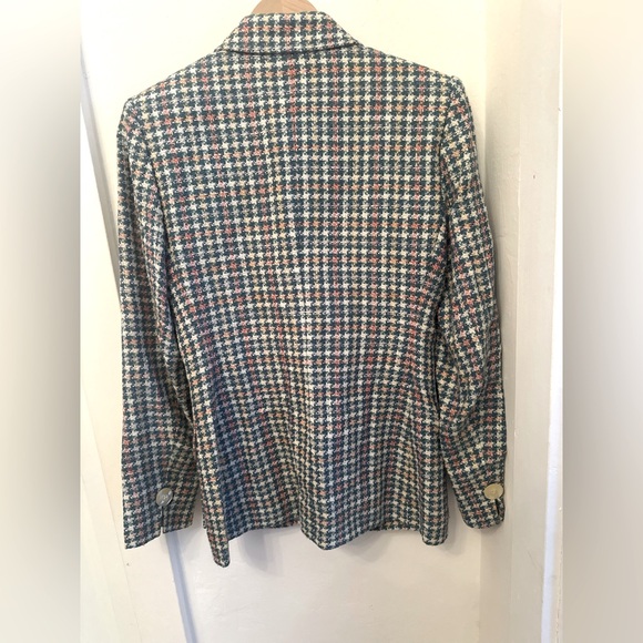 Yves Saint Laurent Tweed Pattern Blazer, Size 10 - Picture 3 of 14